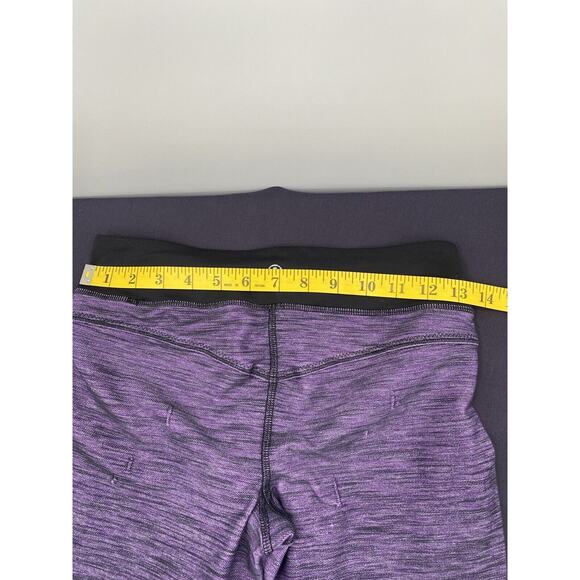 LULULEMON PURPLE MAUVE/BLACK LEGGINGS SZ 4 - Picture 7 of 12